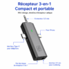 Double microphone Lavalier Q8 pour TikTok YouTube et podcast