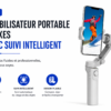 Stabilisateur smartphone professionnel pour création de contenu