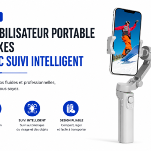 Stabilisateur smartphone professionnel pour création de contenu