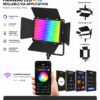 panneau LED RGB Tolifo 150W professionnel