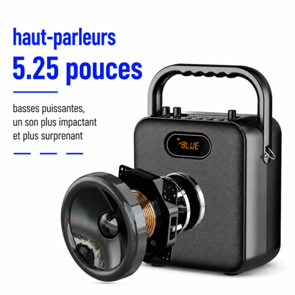 Konfulon KG-01 enceinte portable pour karaoké et animation