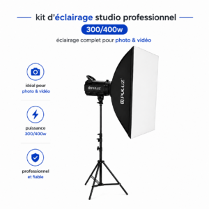 Éclairage photo professionnel