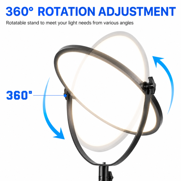 panneau LED professionnel lumière douce studio
