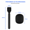Adaptateur transformant un micro sans fil en micro à main