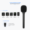 Accessoire microphone pour interview et reportage