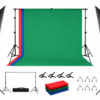 Kit éclairage studio photo Puluz avec fond vert et softbox professionnel pour photo et vidéo