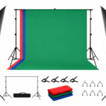Kit éclairage studio photo Puluz avec fond vert et softbox professionnel pour photo et vidéo