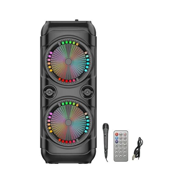 Haut-Parleur Bluetooth ZQS8229 – 30W | Son Puissant & Ambiance LED
