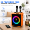 Enceinte portable M5501 avec éclairage LED multicolore