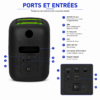 Party Box Bluetooth avec éclairage LED RGB pour soirées et anniversaires
