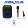 Enceinte portable avec connexion Bluetooth et lecture USB