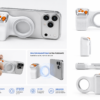 Poignée photo smartphone ergonomique compatible MagSafe pour iPhone
