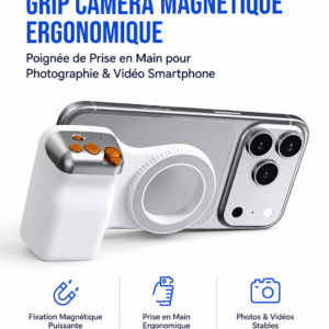 Grip Magnétique Compatible iPhone