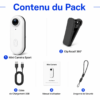 Mini caméra 4K avec clip rotatif 360°