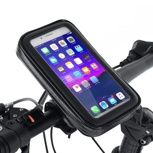 Support Téléphone Étanche pour Vélo, Moto & Trottinette – Fixation Guidon Universelle