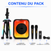 Ultimate JBK-1407 RGB Party Box avec son puissant et lumières LED RGB