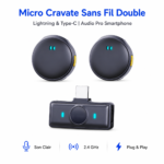 Micro cravate professionnel pour iPhone Android et tablette
