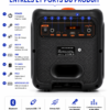 Party Box Bluetooth avec éclairage LED RGB pour soirées et anniversaires