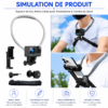 Support smartphone mains libres avec rotation 360° pour aventures