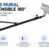 Bras mural robuste pour créateurs de contenu et livestream