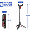 Support smartphone C10 pour TikTok YouTube et livestream