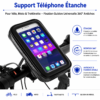Support téléphone moto antichoc et étanche