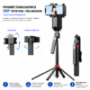 Selfie stick moderne avec trépied stable et base antidérapante