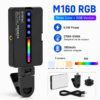 Mini LED RGB Vencor M160 rechargeable pour photo et vidéo professionnelle