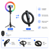 éclairage led multicolore pour tiktok et youtube