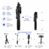 support smartphone avec double ring light pour tiktok
