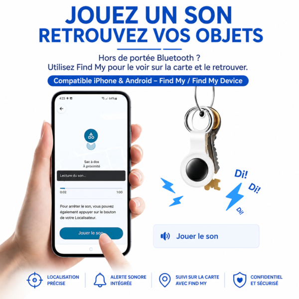 Localisateur Bluetooth Google Find My Device
