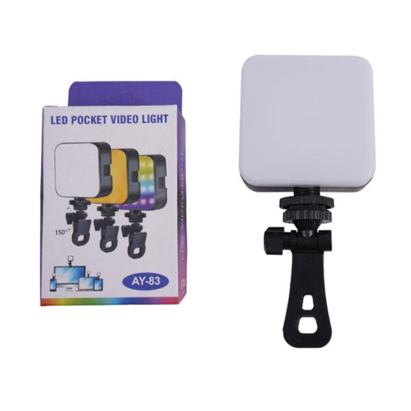 Mini Lampe LED RGB Portable – Éclairage Vidéo Professionnel pour Smartphone