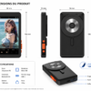 Accessoire selfie magnétique avec écran LCD HD