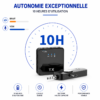 Double microphone sans fil pour interviews podcast et vidéos YouTube