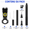 Support téléphone pour moto et vélo avec rotation 360 degrés