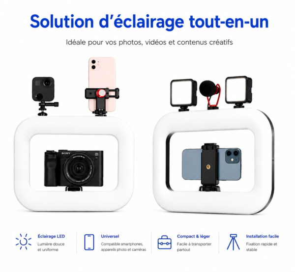 stabilisateur vidéo smartphone professionnel ym200