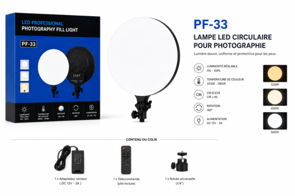 éclairage LED pour créateurs de contenu smartphone