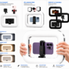 video rig avec batterie 8000mah pour smartphone