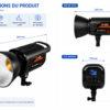 projecteur cob ym-300bi 300w professionnel