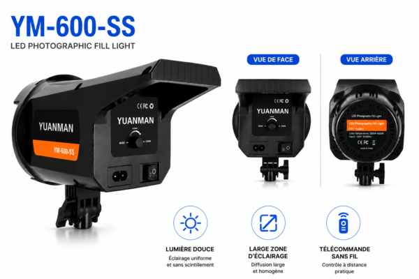 panneau led soft light pour streaming