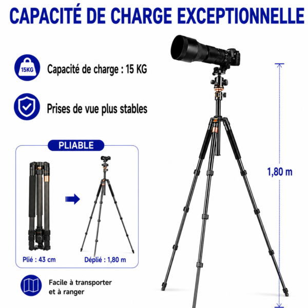 monopode et trépied photo professionnel