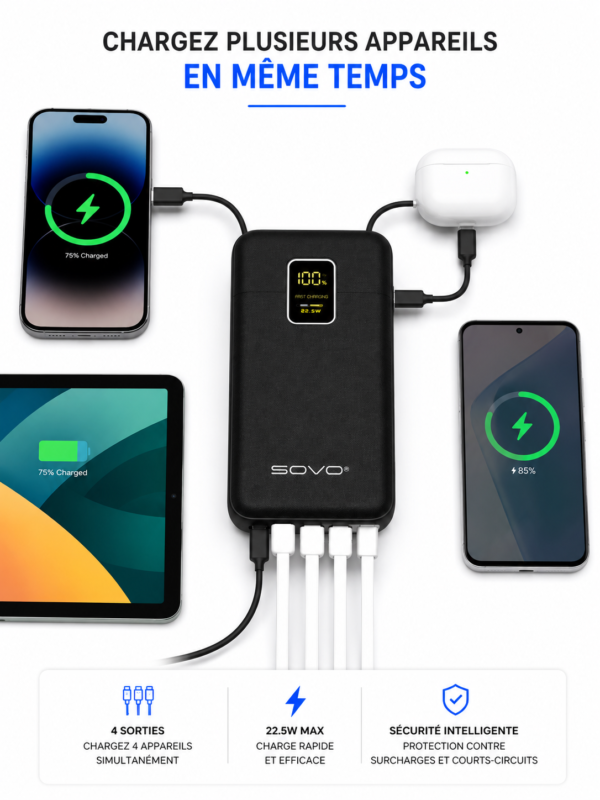 Power Bank SOVO PD-24 10000mAh