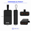 Batterie externe SHTEL 30000mAh