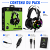Casque gamer G9 avec son surround 7.1