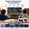 Console rétro avec 2 manettes sans fil