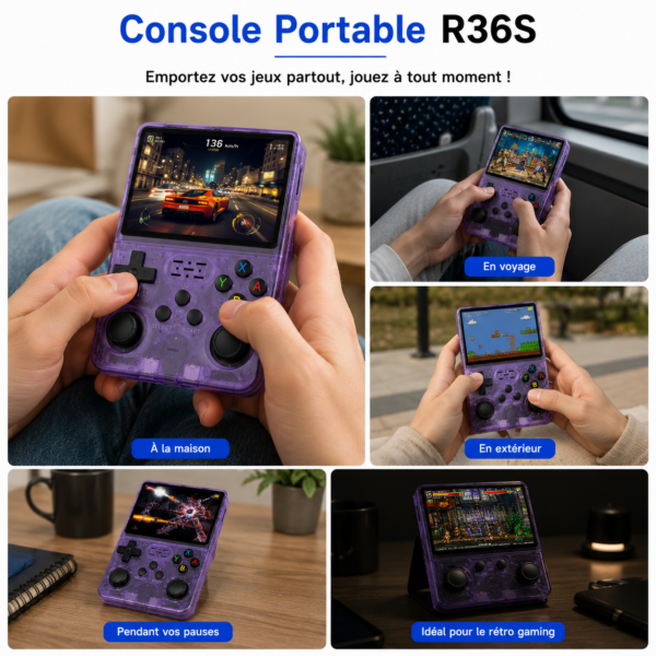 Console portable de jeux rétro