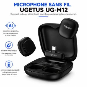 Microphone Sans Fil Ugetus UG-M12 USB-C