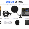 Microphone BM800 avec carte son K900 TWS