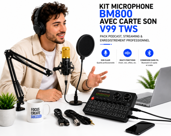 Kit podcast BM800 professionnel