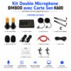 Carte Son K600 Bluetooth avec deux microphones